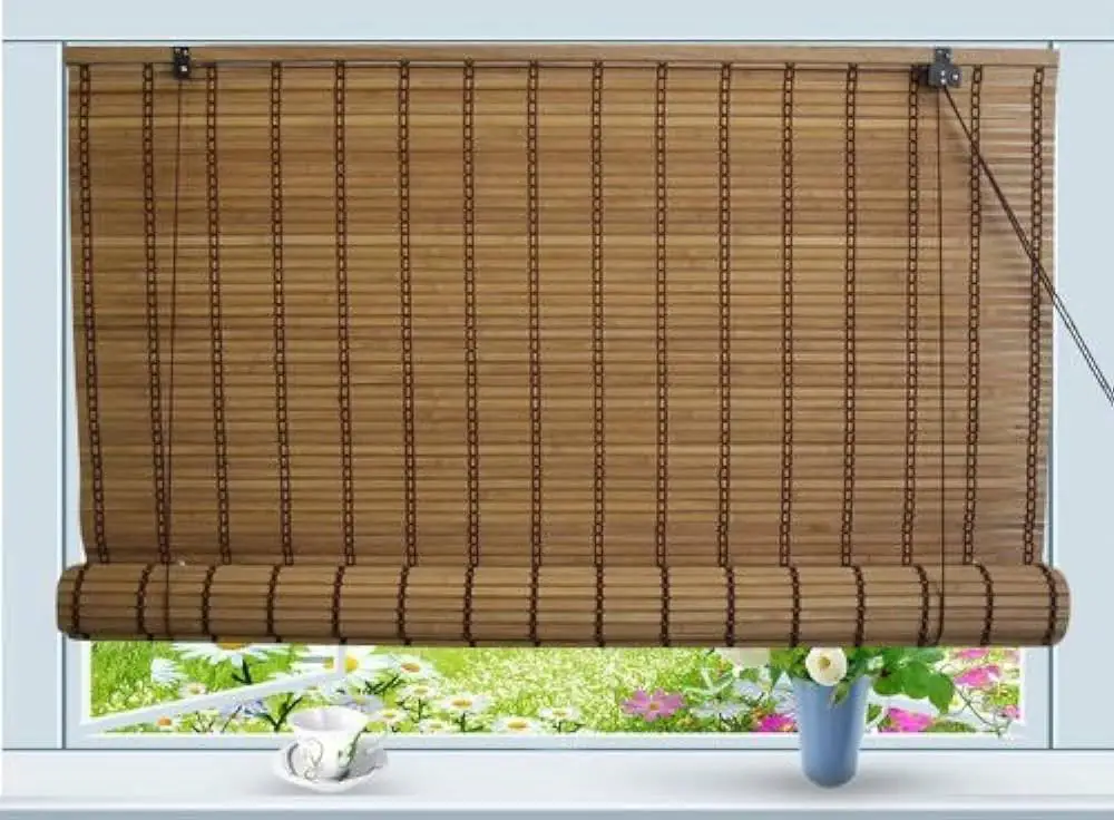 Bamboo Rollup Window Blinds