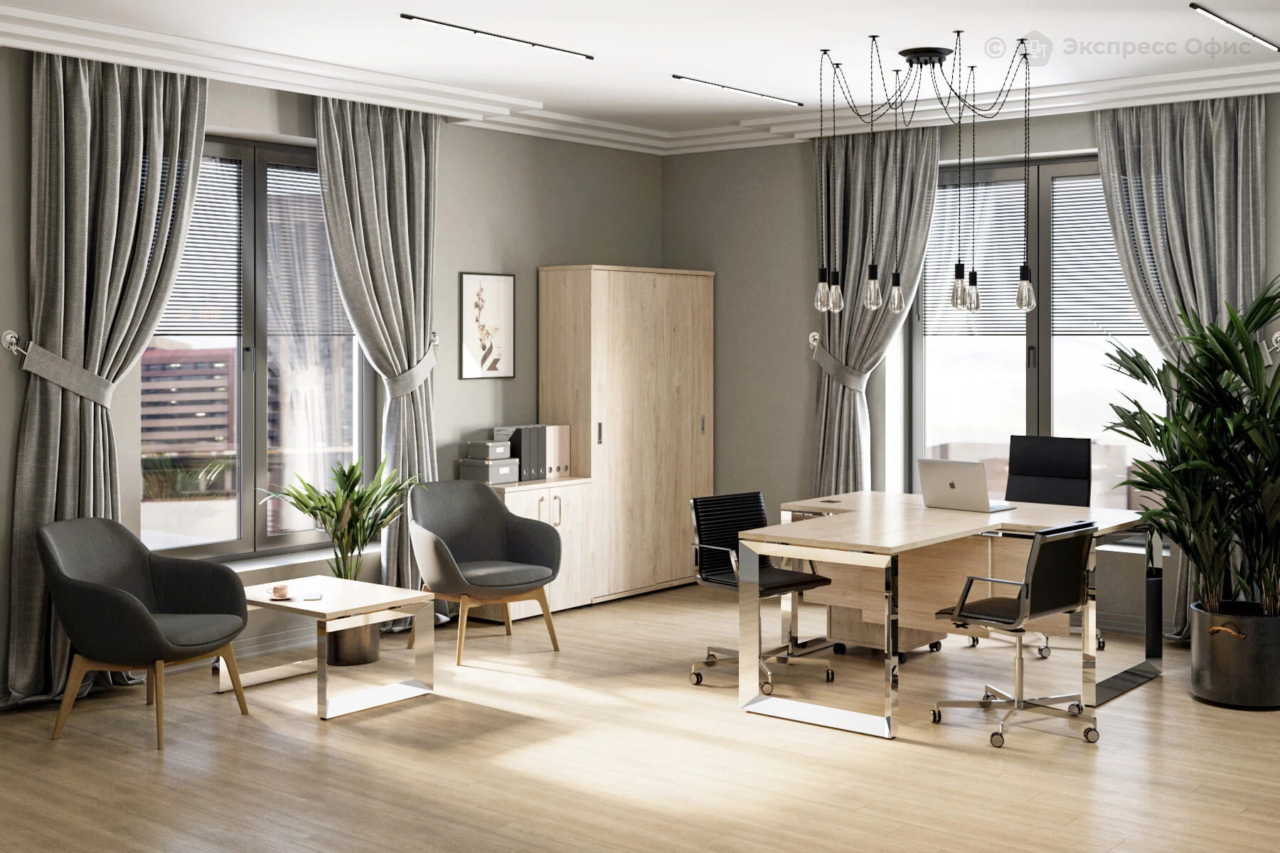 Modern Office Curtains Dubai