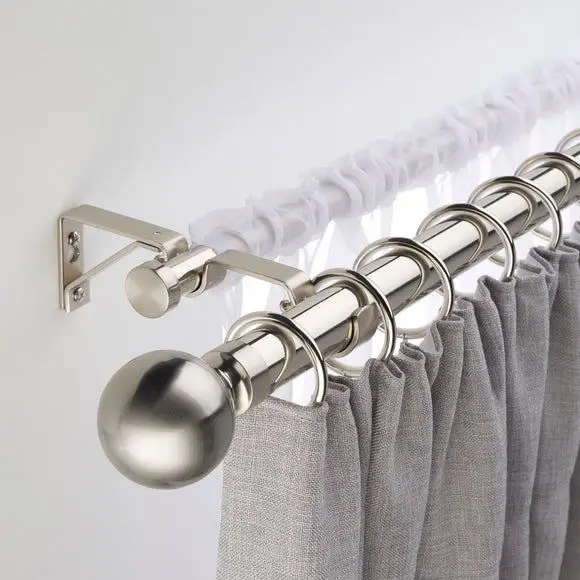 Stylish curtain rod holders
