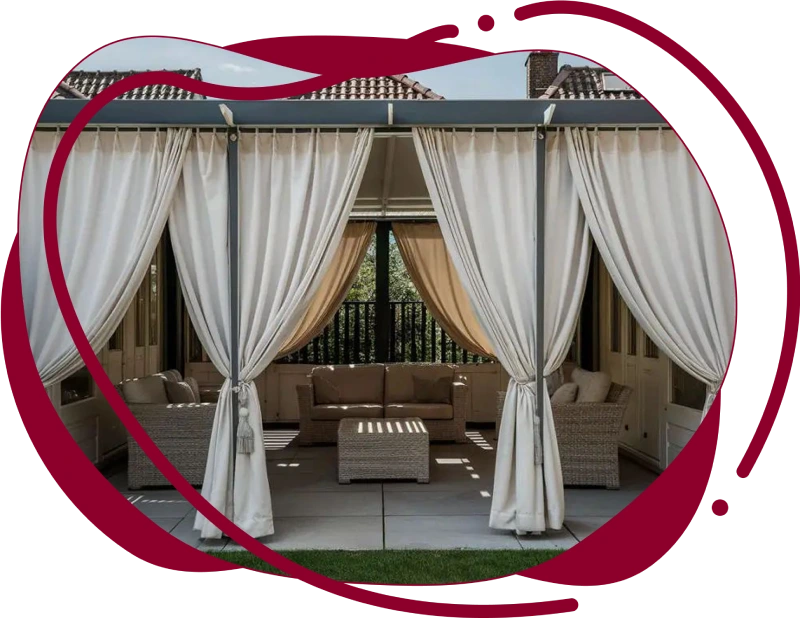 Balcony Curtains In Dubai