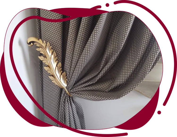 Curtain hooks and tie backs Dubai