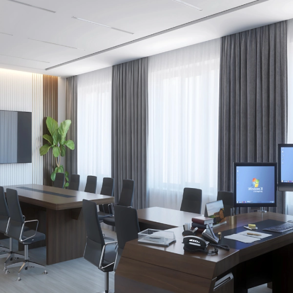 Custom office curtains in Dubai