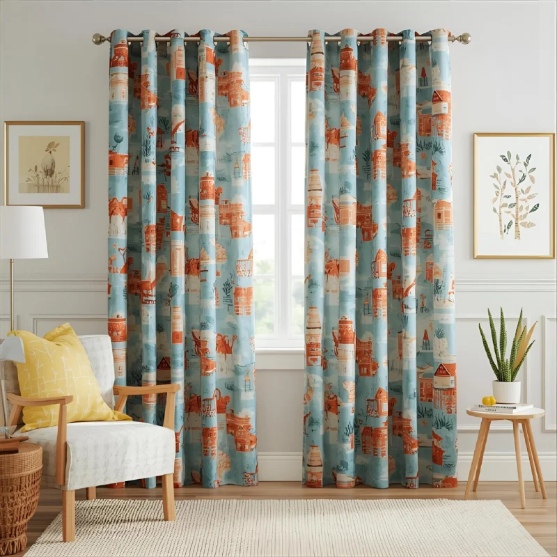 Educational curtains for nursery UAE