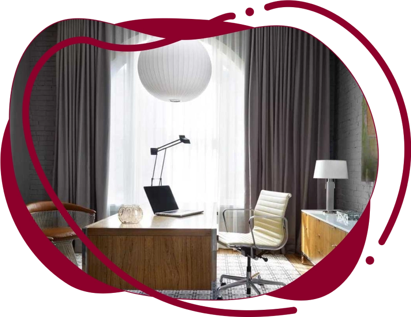 Office interior curtains solutions Dubai