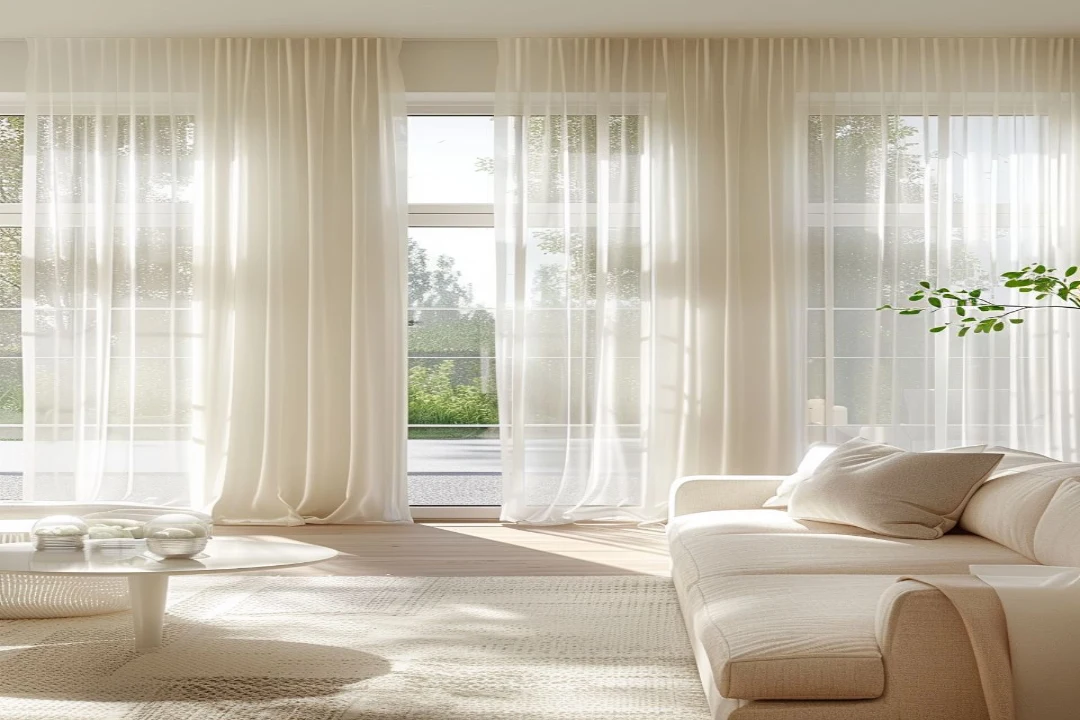 best sheer curtain fabrics in Dubai