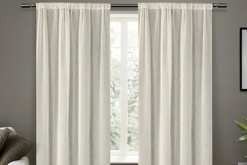made to measure rod pocket curtains Dubai