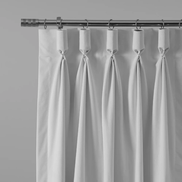 Bedroom pleat curtains Dubai