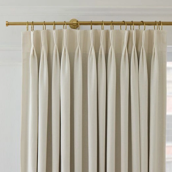 Global pleat living room curtains Dubai
