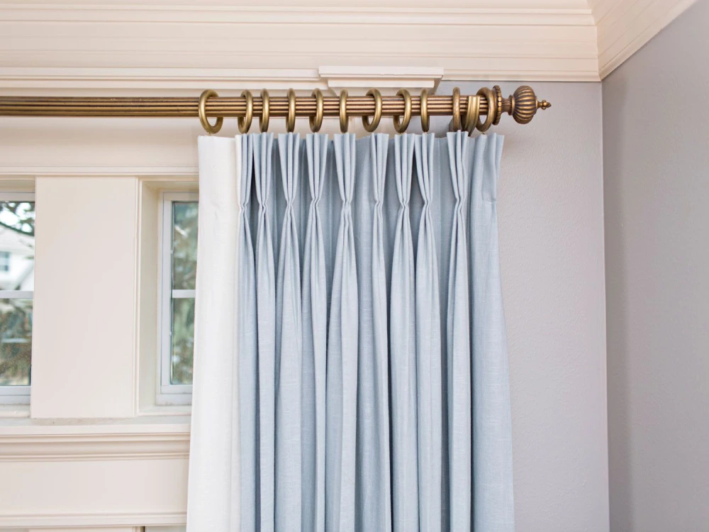 Luxury pleated curtains Dubai