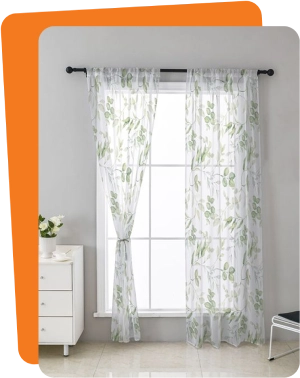 Chiffon Curtains near me