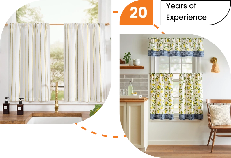 Kitchen window curtains Dubai