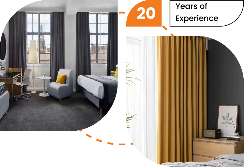Luxury hotel curtains Dubai