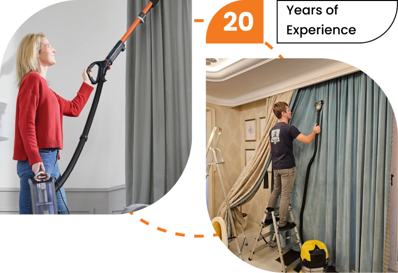 Curtain washing services Dubai