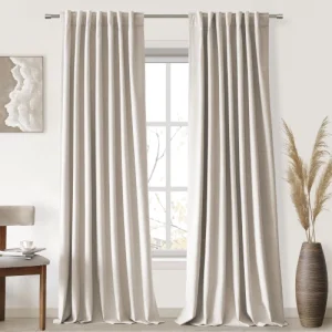 Linara Oatmeal Linen curtains