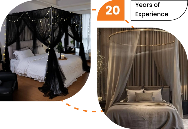 luxury canopy curtains Dubai
