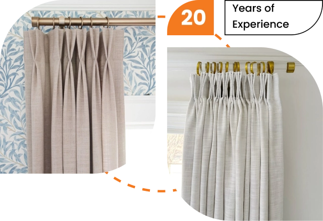 pinch pleat curtains Dubai price