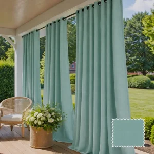 Blue Deluxe Drapery