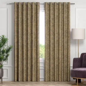 Gold Eyelet Fabric