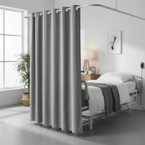 Grommeted Stripe Curtain