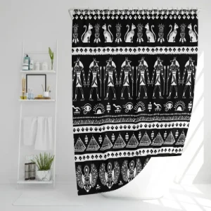 Sazur Polyester Shower Curtain