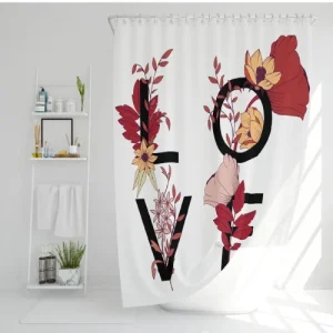 Willse Polyester Shower Curtain Set